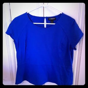 Liz Claiborne Fitted Blue Top